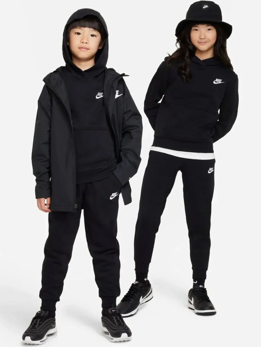 Nike Club Fleece PO Hoody - Black